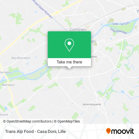 Trans Alp Food - Casa Doni map