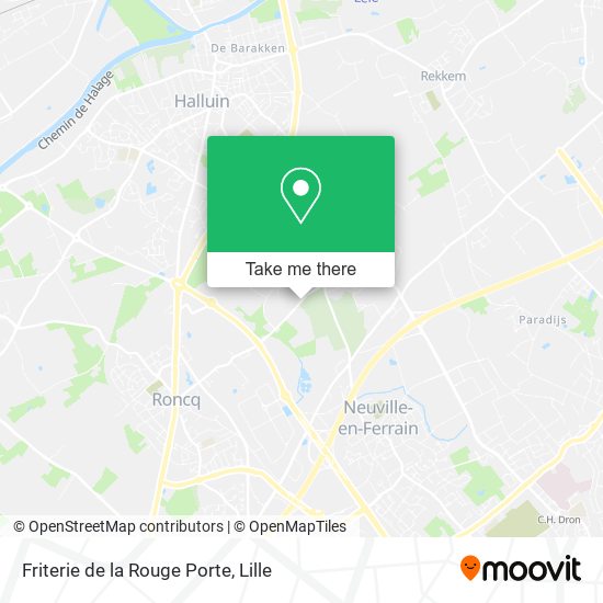 Friterie de la Rouge Porte map