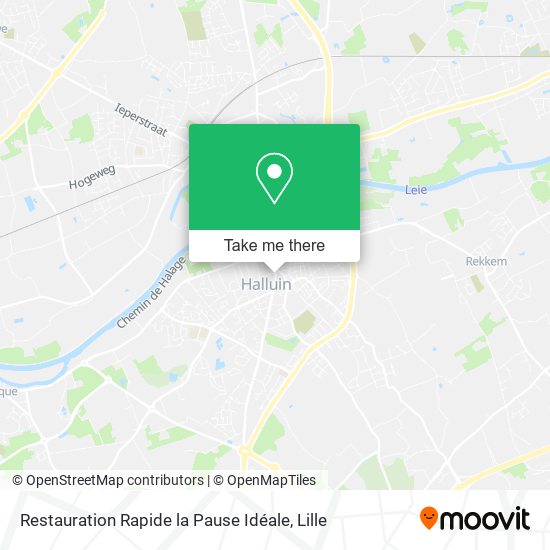 Restauration Rapide la Pause Idéale map