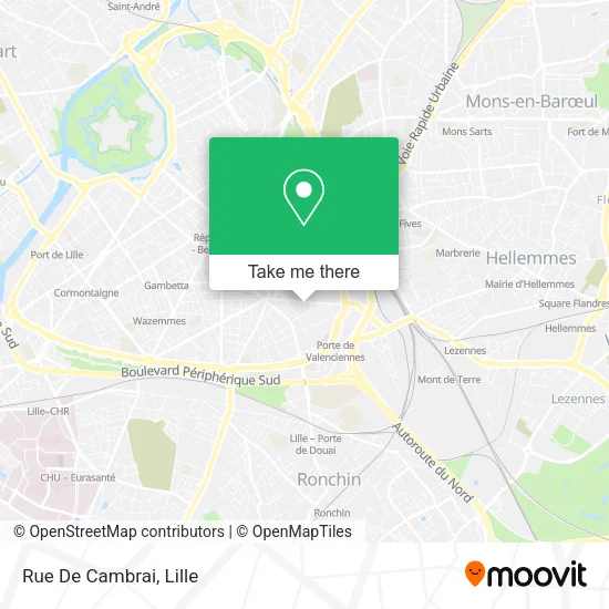 Rue De Cambrai map