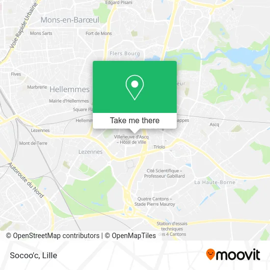 Socoo'c map