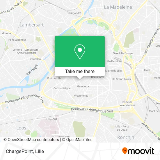 ChargePoint map