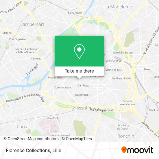 Florence Collections map