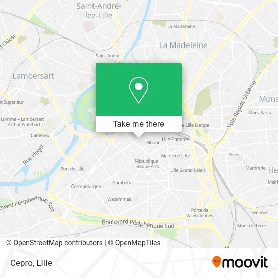 Cepro map