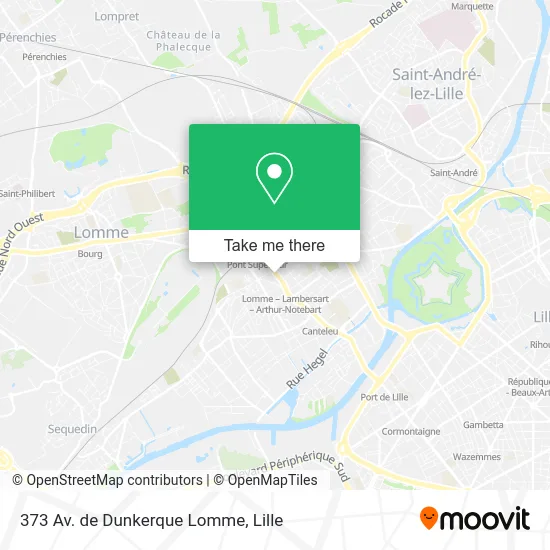 373 Av. de Dunkerque Lomme map