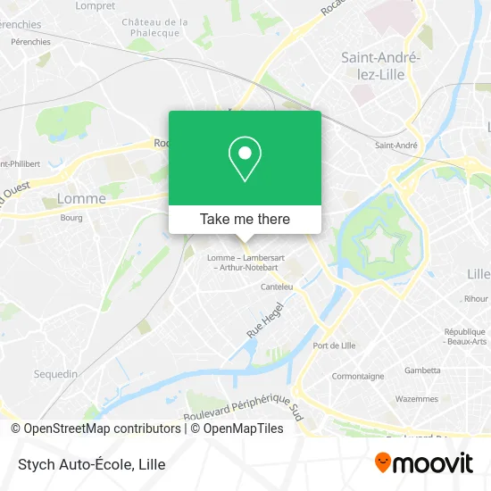 Stych Auto-École map