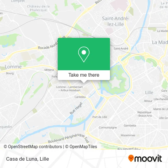 Casa de Luna map