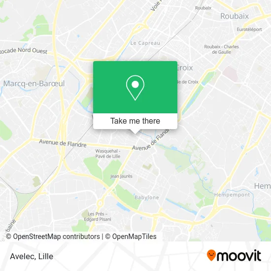 Avelec map