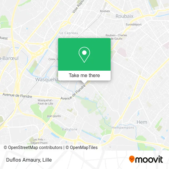 Duflos Amaury map