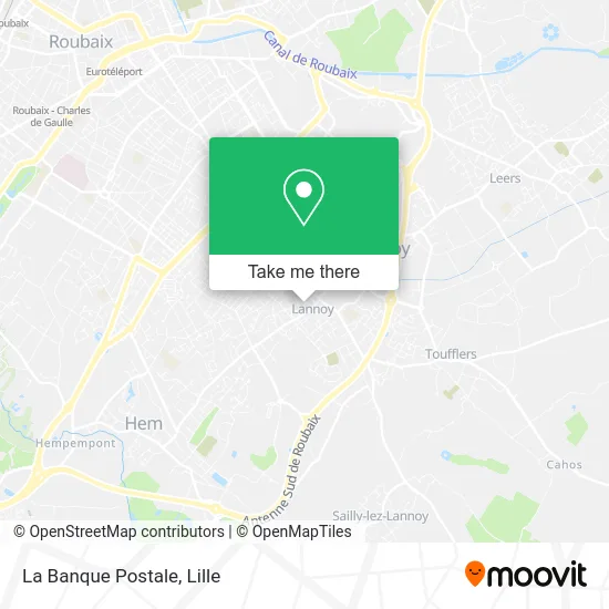 La Banque Postale map