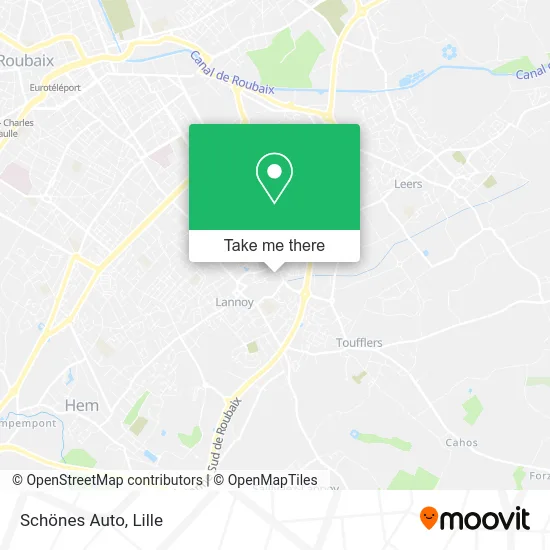 Schönes Auto map