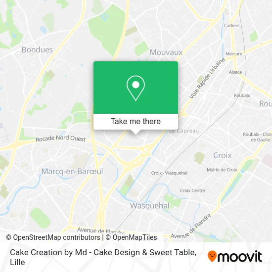 Cake Creation by Md - Cake Design & Sweet Table map