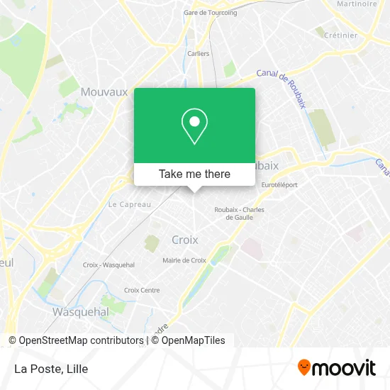 La Poste map