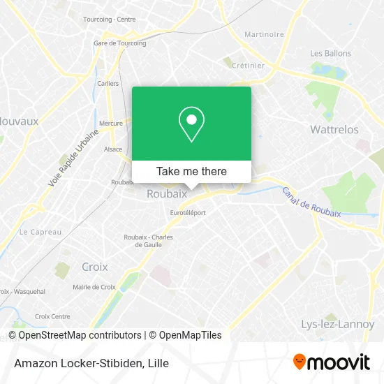 Amazon Locker-Stibiden map