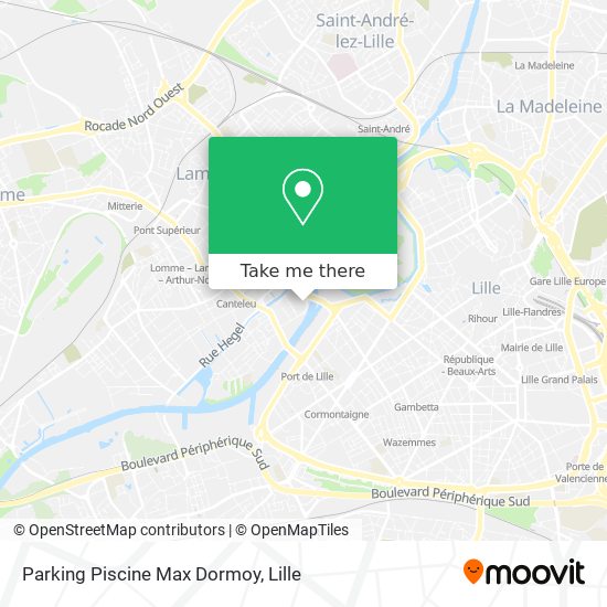 Parking Piscine Max Dormoy map