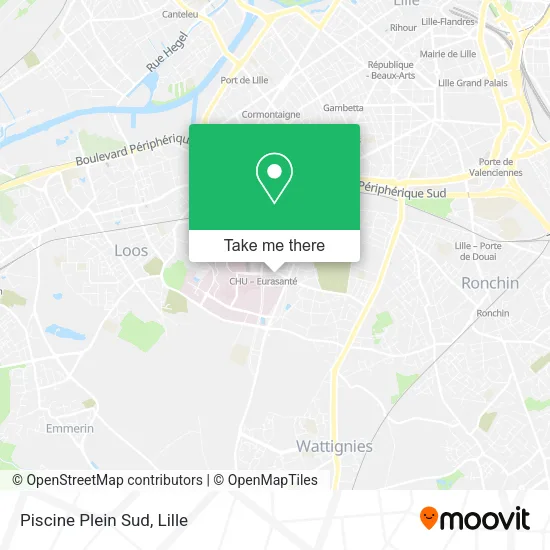 Piscine Plein Sud map