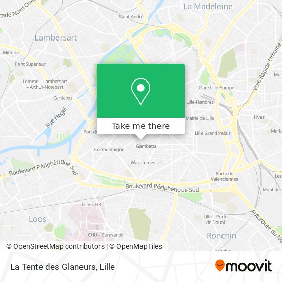 La Tente des Glaneurs map