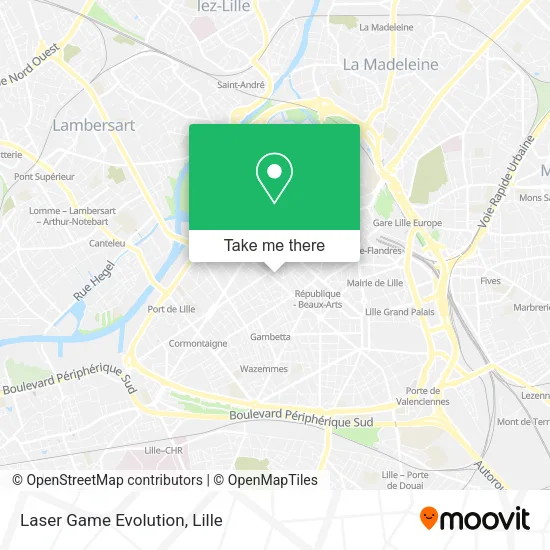Laser Game Evolution map