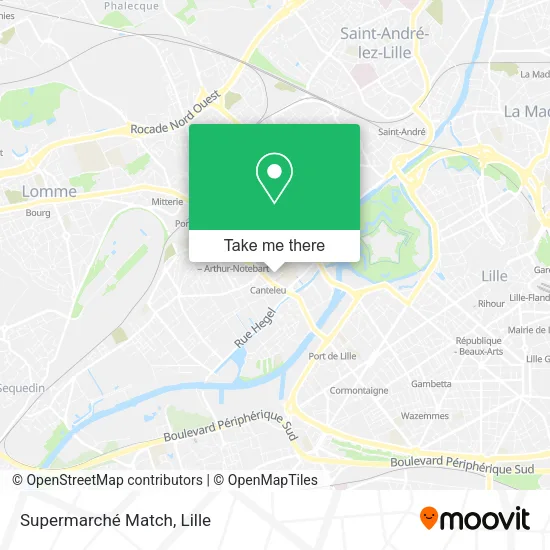 Supermarché Match map