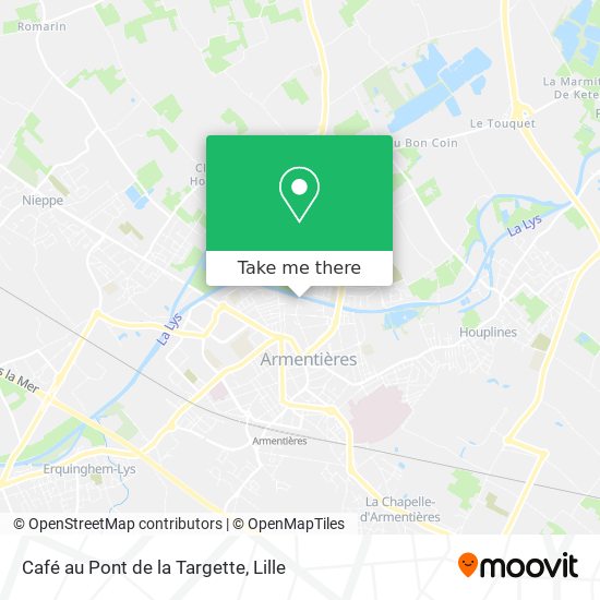 Café au Pont de la Targette map