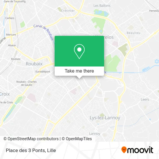 Place des 3 Ponts map