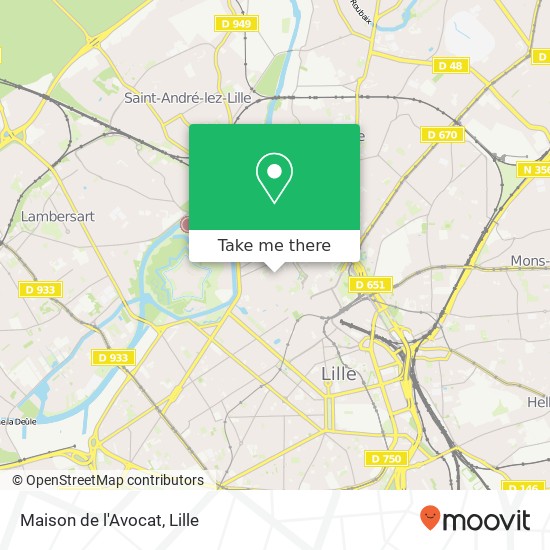 Maison de l'Avocat map