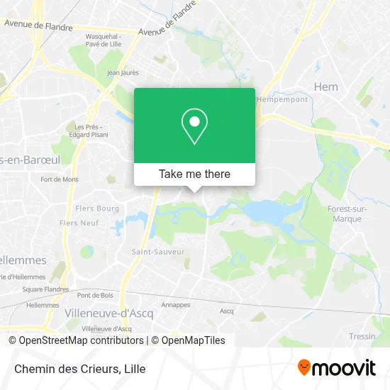 Chemin des Crieurs map