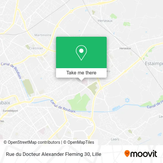 Rue du Docteur Alexander Fleming 30 map