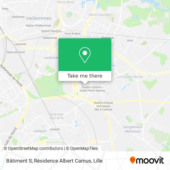 Bâtiment S,  Résidence Albert Camus map