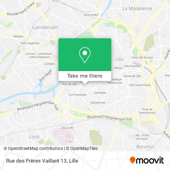 Rue des Frères Vaillant 13 map