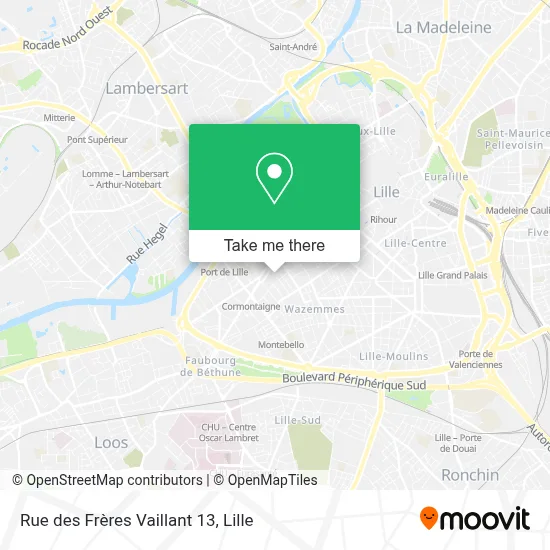 Rue des Frères Vaillant 13 map
