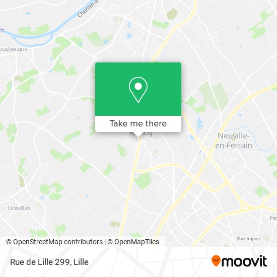 Mapa Rue de Lille 299