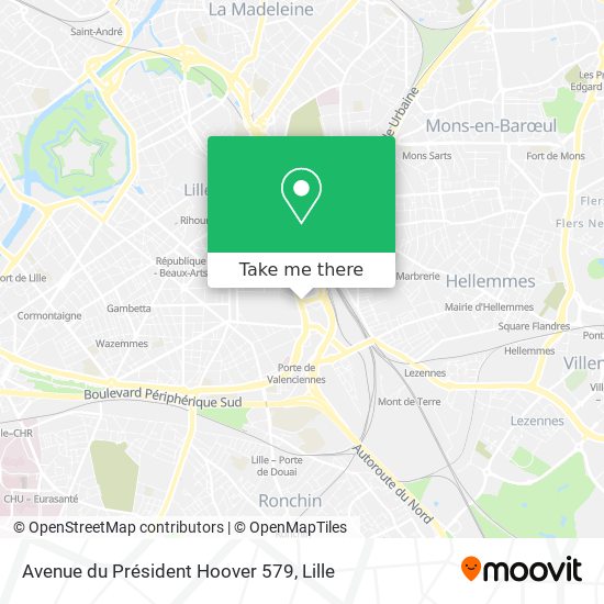 Avenue du Président Hoover 579 map