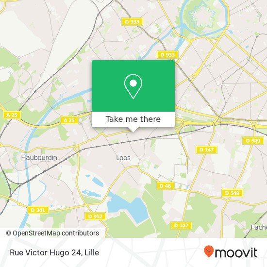Mapa Rue Victor Hugo 24