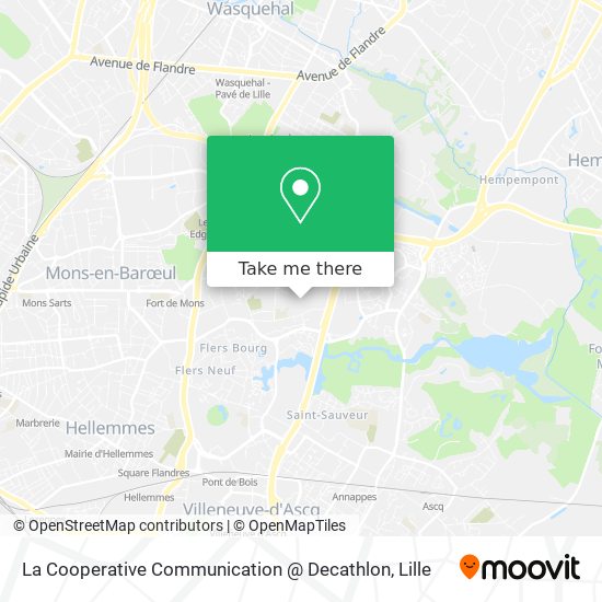 La Cooperative Communication @ Decathlon map