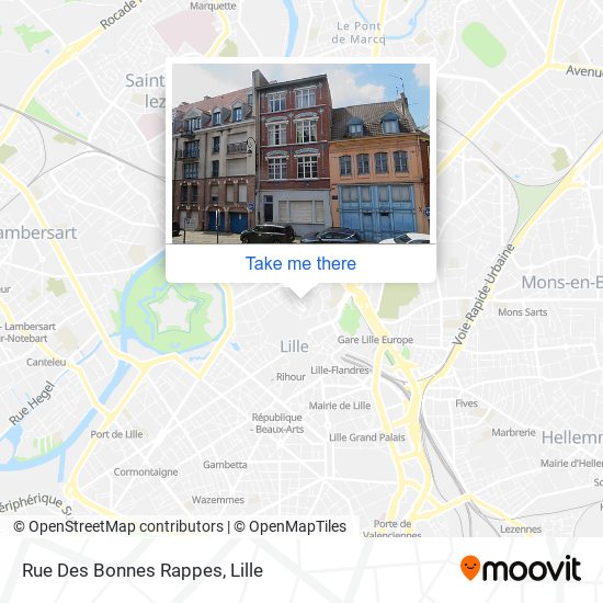 Rue Des Bonnes Rappes map