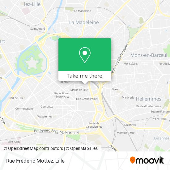 Rue Frédéric Mottez map