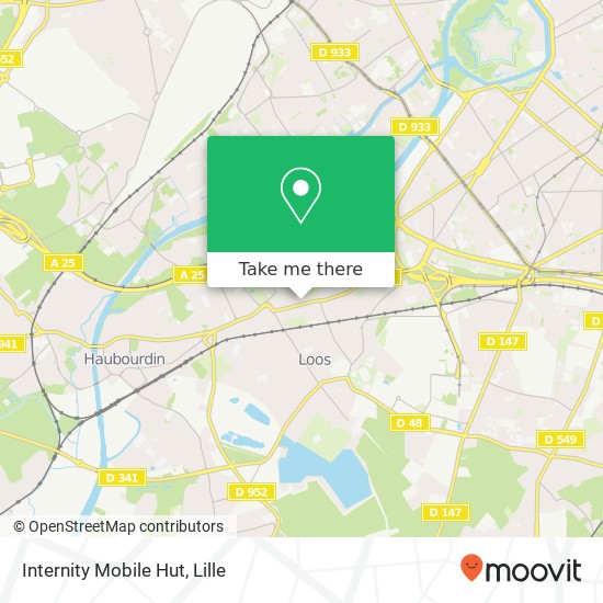 Internity Mobile Hut map