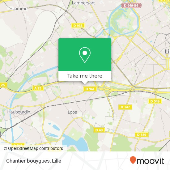 Mapa Chantier bouygues