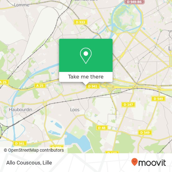 Allo Couscous map