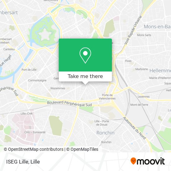 ISEG Lille map