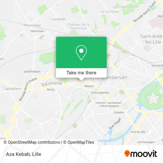 Aza Kebab map