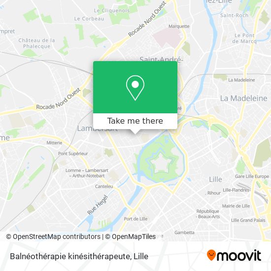 Balnéothérapie kinésithérapeute map