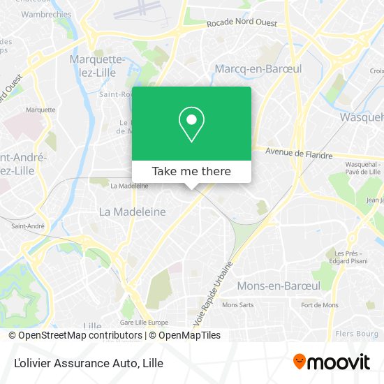 L'olivier Assurance Auto map