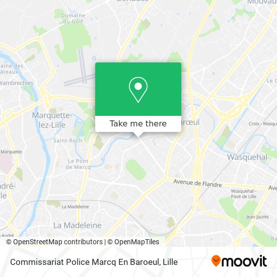 Commissariat Police Marcq En Baroeul map