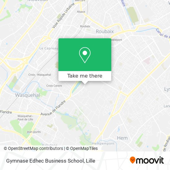 Gymnase Edhec Business School map
