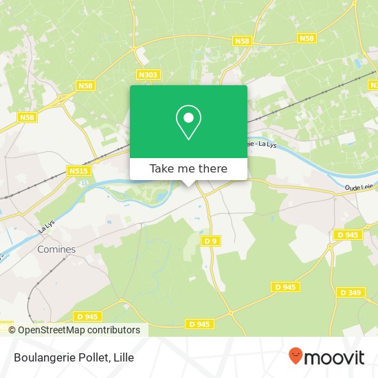 Boulangerie Pollet map