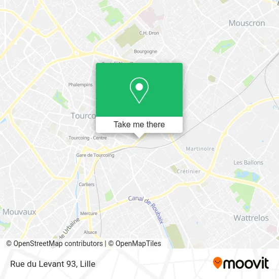 Rue du Levant 93 map