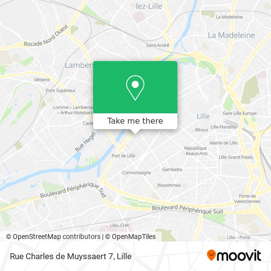 Rue Charles de Muyssaert 7 map
