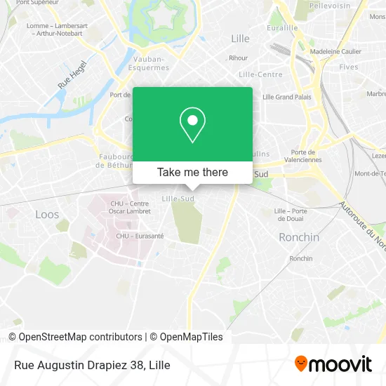 Rue Augustin Drapiez 38 map